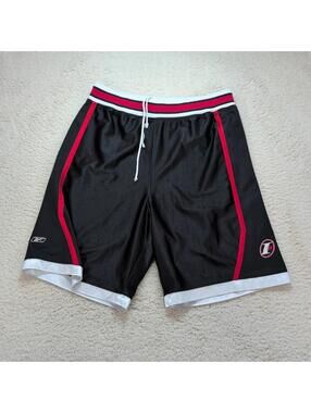 Y2K Reebok Allen Iverson Basketball Shorts Men’s Large Black Vintage